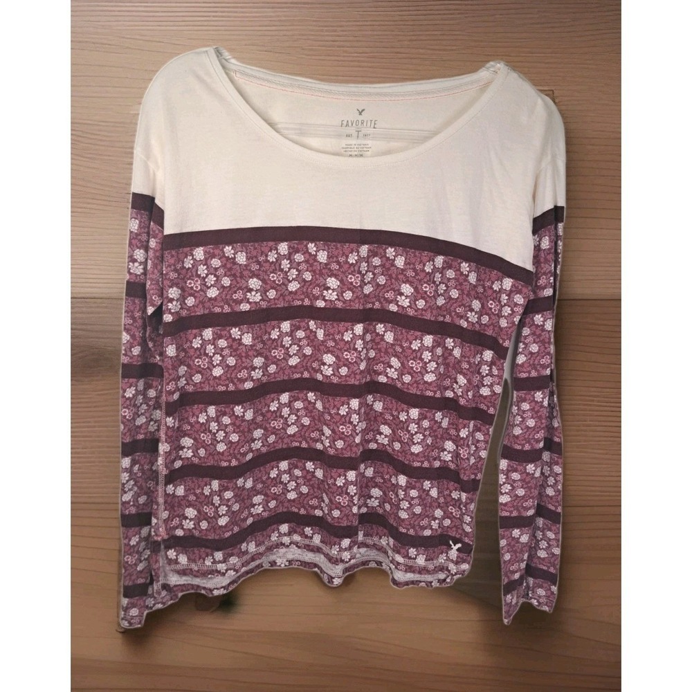 American Eagle Outfitters Lightweight Longsleeve Favorite T Shirt Women's M